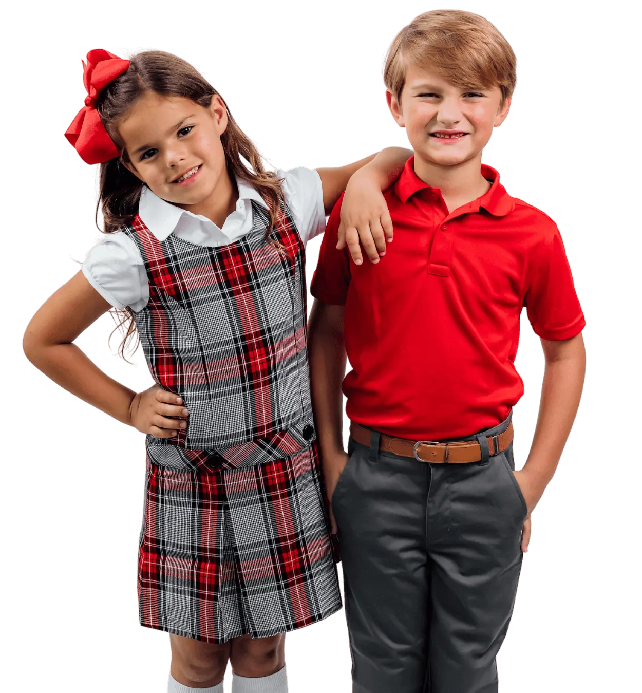 Dunham lower school girl and boy